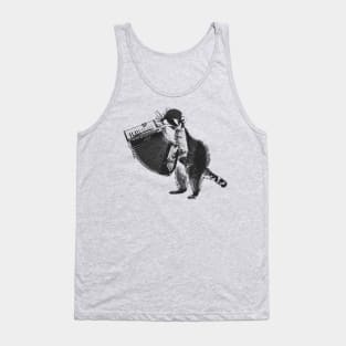 Raccoon wielding accordion Tank Top